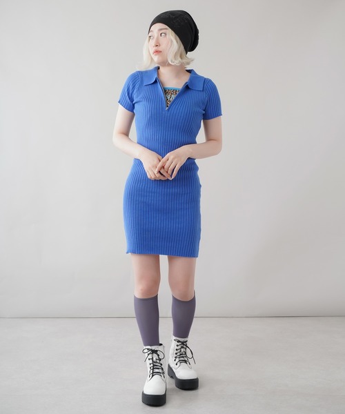 SPINNS(スピンズ)の「フェイクレザー7ホールレースアップブーツ(ブーツ・レディース・ホワイト/ブラック・LL/M/L)」の10枚目の写真