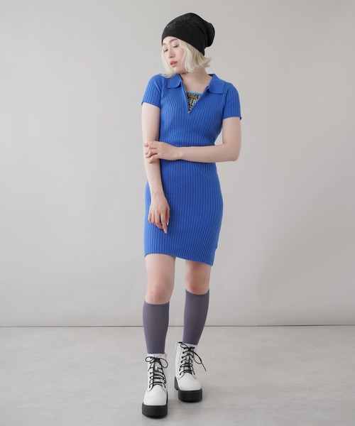 SPINNS(スピンズ)の「フェイクレザー7ホールレースアップブーツ(ブーツ・レディース・ホワイト/ブラック・LL/M/L)」の9枚目の写真