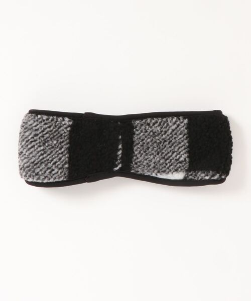 STUSSY(ステューシー)の「【STUSSY / ステューシー】 Plaid Polar Fleece Headband(その他小物・メンズ・ブラック/オレンジ系その他・FREE)」の3枚目の写真