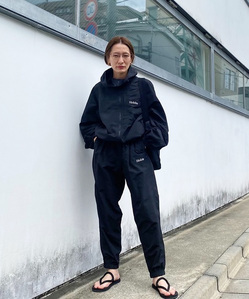 HOLIDAY（ホリデイ）の「TRACK PANTS (Holiday) トラックパンツ (ホリデイ)（その他パンツ・レディース・ブラック/グリーン・ONE SIZE）」の10枚目の写真