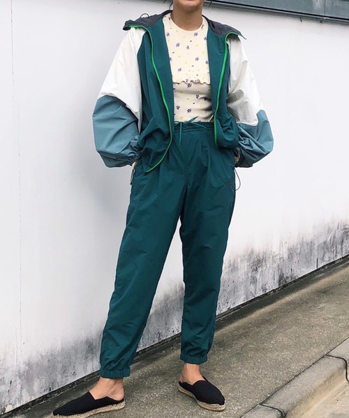 HOLIDAY（ホリデイ）の「TRACK PANTS (Holiday) トラックパンツ (ホリデイ)（その他パンツ・レディース・ブラック/グリーン・ONE SIZE）」の12枚目の写真