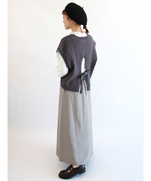 ehka sopo（エヘカソポ）の「スタンドカラーブラウス（シャツ/ブラウス・レディース・オフホワイト/キナリ・ﾌﾘ-）」の12枚目の写真