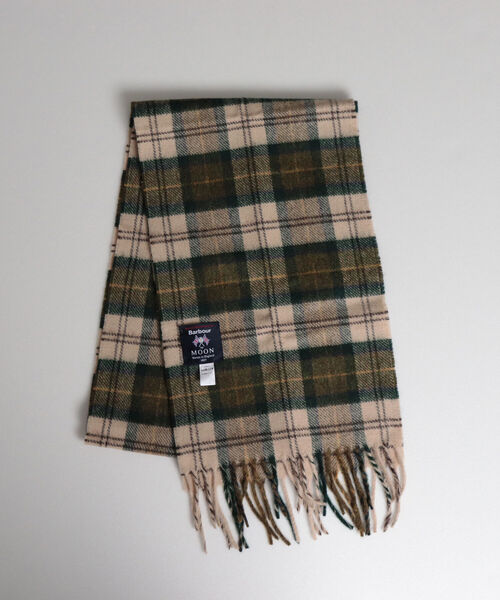 Barbour(バブアー)の「【BARBOUR/バブアー】MOON SCARF ラムウール ムーンスカーフ(マフラー・メンズ・ベージュ系その他/グリーン系その他・FREE)」の4枚目の写真
