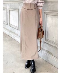 RESEXXY | 合皮ポイントコルセットマーメイドスカート(スカート)