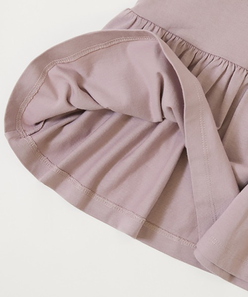 devirock(デビロック)の「Aライン 半袖Tシャツ(Tシャツ/カットソー・キッズ・スミクロ/パープル系その他/サックスブルー/ホワイト/ベージュ/イエロー系3/グリーン系その他2/グレイッシュブルー/ホワイト系2・120cm/150cm/160cm/130cm/100cm/140cm/110cm)」の19枚目の写真