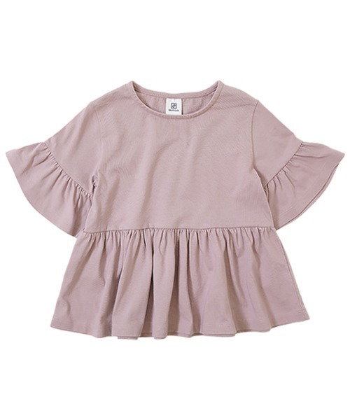 devirock(デビロック)の「Aライン 半袖Tシャツ(Tシャツ/カットソー・キッズ・スミクロ/パープル系その他/サックスブルー/ホワイト/ベージュ/イエロー系3/グリーン系その他2/グレイッシュブルー/ホワイト系2・120cm/150cm/160cm/130cm/100cm/140cm/110cm)」の21枚目の写真