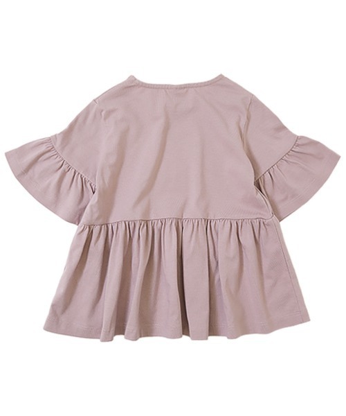 devirock(デビロック)の「Aライン 半袖Tシャツ(Tシャツ/カットソー・キッズ・スミクロ/パープル系その他/サックスブルー/ホワイト/ベージュ/イエロー系3/グリーン系その他2/グレイッシュブルー/ホワイト系2・120cm/150cm/160cm/130cm/100cm/140cm/110cm)」の22枚目の写真