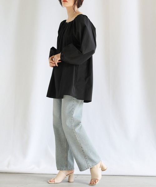select MOCA(セレクトモカ)の「ミュールヒールサンダル(サンダル・レディース・ブラック/アイボリー・SMALL/MEDIUM/LARGE)」の4枚目の写真