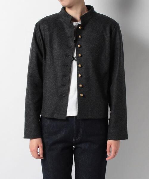 agnes b.（アニエスベー）の「JZ40 VESTE マオカラーショート 