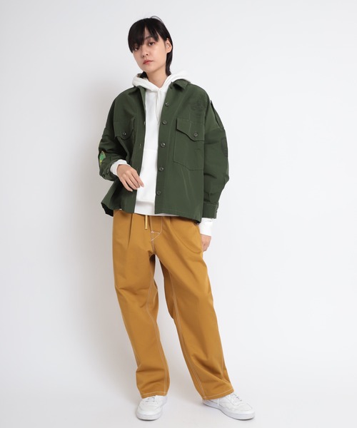 RNA（アールエヌエー）の「M1807 パラダイスカラーＨＯＯＤＩＥ（パーカー・レディース・ホワイト/クリアグリーン/ラベンダー・MEDIUM）」の10枚目の写真