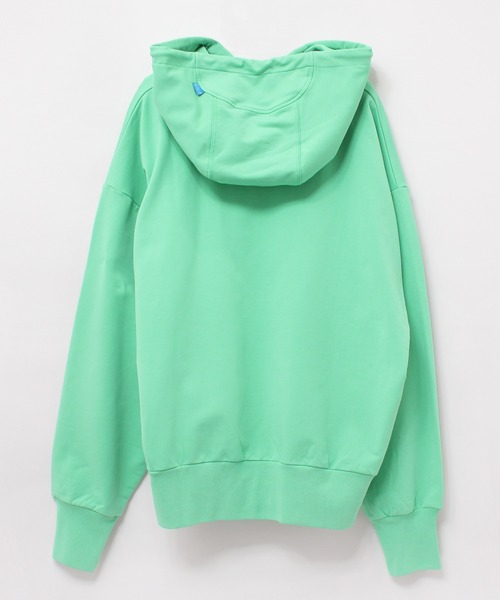 RNA（アールエヌエー）の「M1807 パラダイスカラーＨＯＯＤＩＥ（パーカー・レディース・ホワイト/クリアグリーン/ラベンダー・MEDIUM）」の6枚目の写真