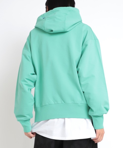 RNA（アールエヌエー）の「M1807 パラダイスカラーＨＯＯＤＩＥ（パーカー・レディース・ホワイト/クリアグリーン/ラベンダー・MEDIUM）」の14枚目の写真