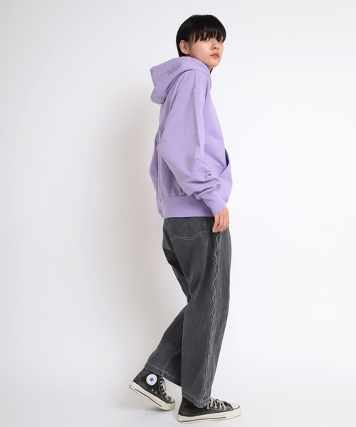 RNA（アールエヌエー）の「M1807 パラダイスカラーＨＯＯＤＩＥ（パーカー・レディース・ホワイト/クリアグリーン/ラベンダー・MEDIUM）」の19枚目の写真