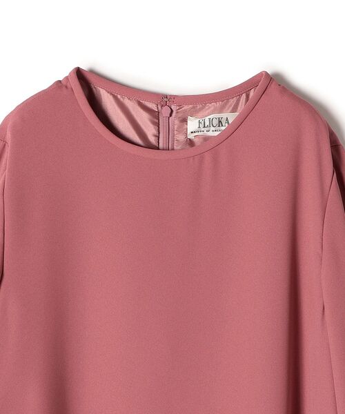 FLICKA(フリッカ)の「FLICKA:サイドパールモチーフワンピース(ワンピース・レディース・ピンク・ONE SIZE)」の2枚目の写真