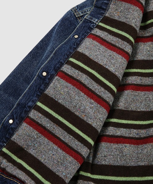 MADNESSの「MADNESS WOOL LINED DENIM JACKET(デニムジャケット・メンズ・ネイビー・S/M/L/XL)」の3枚目の写真