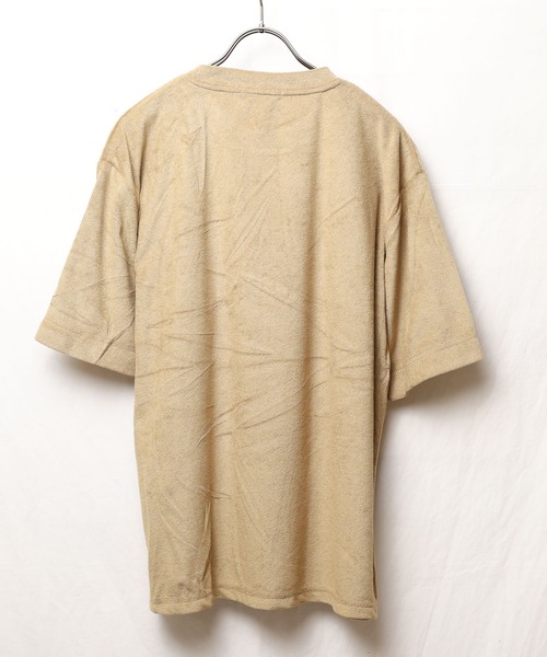 NO WAY(ノーウェイ)の「/Bl/半袖ポケットTシャツ パイル素材(Tシャツ/カットソー・レディース・ピンク/イエロー/ネイビー/ブラック/アイボリー/ベージュ・LARGE/MEDIUM)」の12枚目の写真
