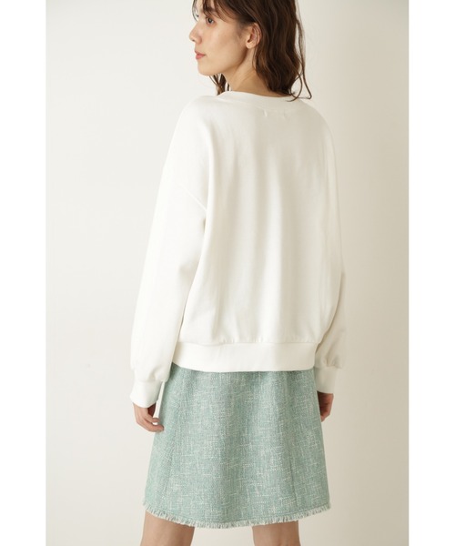 JILL STUART(ジルスチュアート)の「◆コルニースウェット(スウェット・レディース・ホワイト/ブルー・FREE)」の5枚目の写真