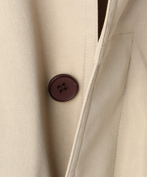 A4A（エーフォーエー）の「A4A/エーフォーエー/ステンカラーコート（ステンカラーコート・メンズ・ブラック/ベージュ・MEDIUM/LARGE）」の6枚目の写真