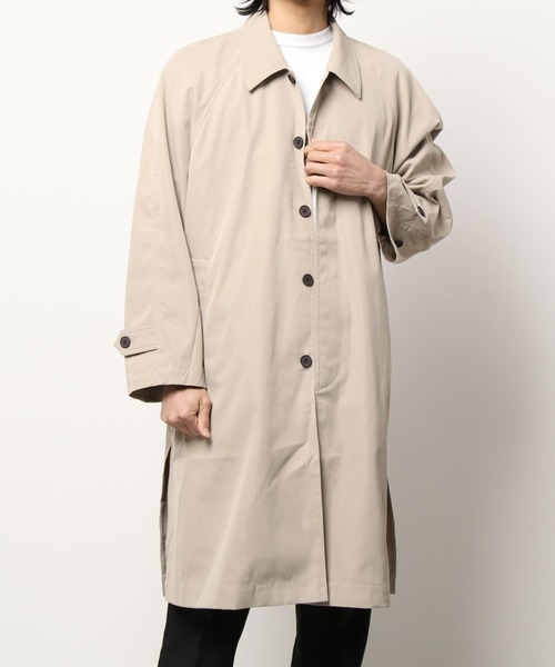 A4A（エーフォーエー）の「A4A/エーフォーエー/ステンカラーコート（ステンカラーコート・メンズ・ブラック/ベージュ・MEDIUM/LARGE）」の13枚目の写真