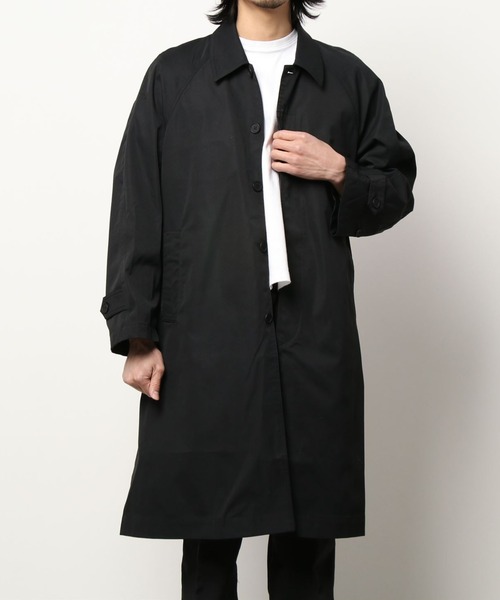 A4A（エーフォーエー）の「A4A/エーフォーエー/ステンカラーコート（ステンカラーコート・メンズ・ブラック/ベージュ・MEDIUM/LARGE）」の10枚目の写真