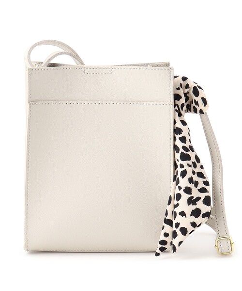 DRESKIP（ドレスキップ）の「◆スカーフ付きスクエアショルダー（ショルダーバッグ・レディース・ブラック/グレー/ブラック系4/ピンク系・00）」の3枚目の写真