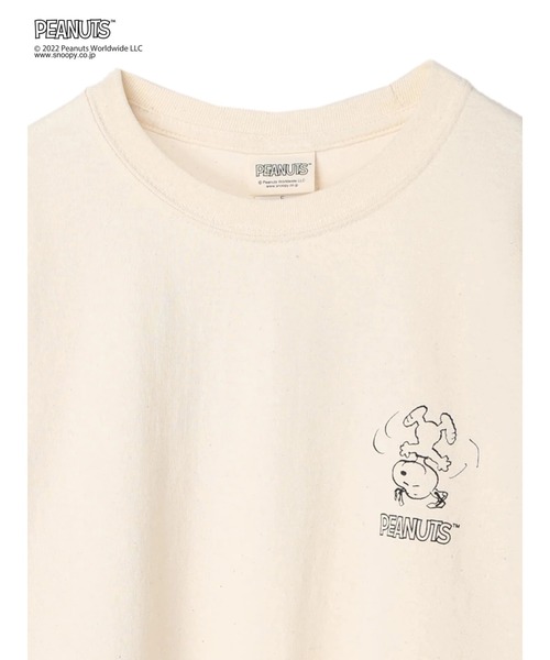 Green Parks(グリーンパークス)の「■SNOOPY ダンスロンT*(Tシャツ/カットソー・レディース・ナチュラル・FREE)」の10枚目の写真