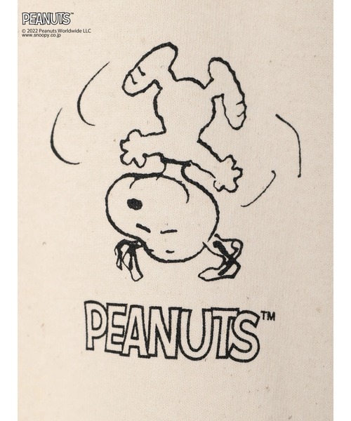 Green Parks(グリーンパークス)の「■SNOOPY ダンスロンT*(Tシャツ/カットソー・レディース・ナチュラル・FREE)」の7枚目の写真