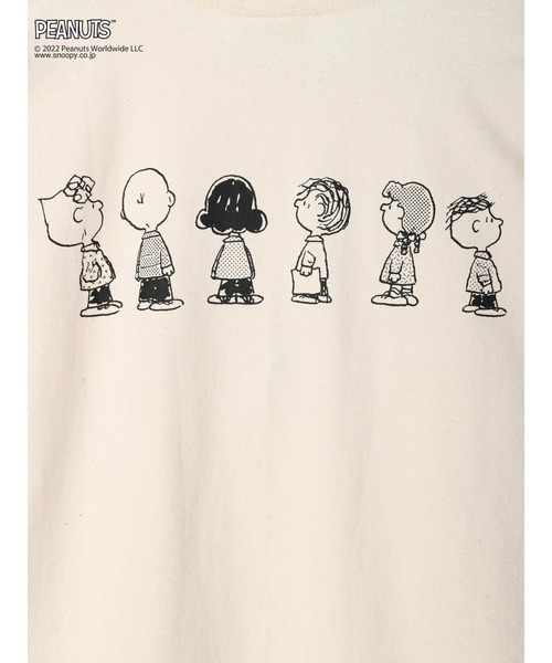 Green Parks(グリーンパークス)の「■SNOOPY ダンスロンT*(Tシャツ/カットソー・レディース・ナチュラル・FREE)」の5枚目の写真