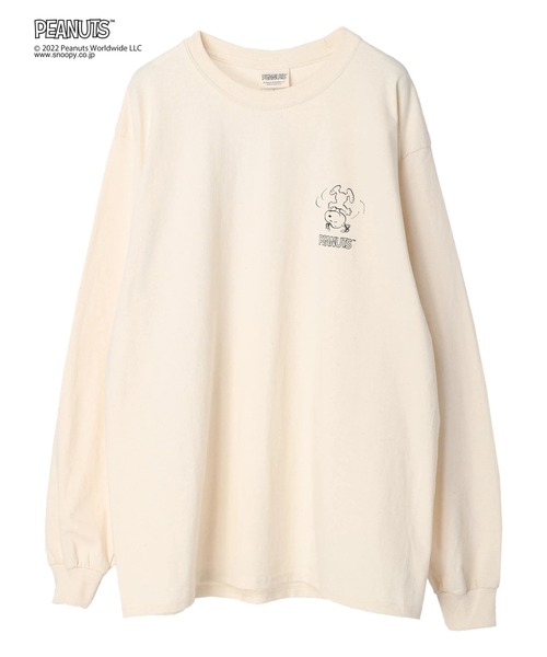 Green Parks(グリーンパークス)の「■SNOOPY ダンスロンT*(Tシャツ/カットソー・レディース・ナチュラル・FREE)」の17枚目の写真
