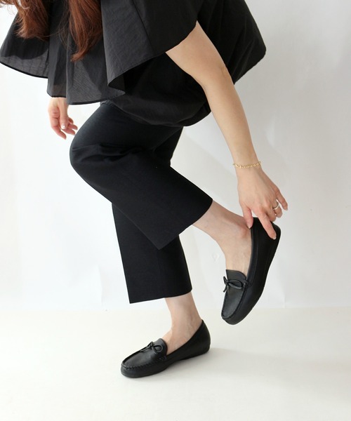 Fin｜シュリンクフェイクレザーモカシン | Rakuten Fashion(楽天