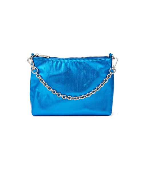 ADAM ET ROPE'（アダムエロペ）の「メタリックミニチェーンバッグ（ショルダーバッグ・レディース・ブラック/グリーン/ネイビー/ブルー/ピンク/シルバー・FREE）」の15枚目の写真