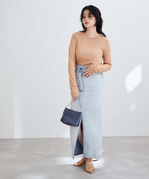 ADAM ET ROPE'（アダムエロペ）の「メタリックミニチェーンバッグ（ショルダーバッグ・レディース・ブラック/グリーン/ネイビー/ブルー/ピンク/シルバー・FREE）」の16枚目の写真