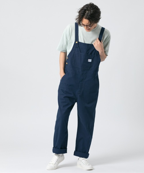 PARROTT CANVAS（パロットキャンバス）の「PARROTT CANVAS/パロットキャンバス グリーンビルオーバーオール（サロペット/オーバーオール・レディース・キナリ/ネイビー/モカ/ブルー/イエロー・S/M/L）」の13枚目の写真