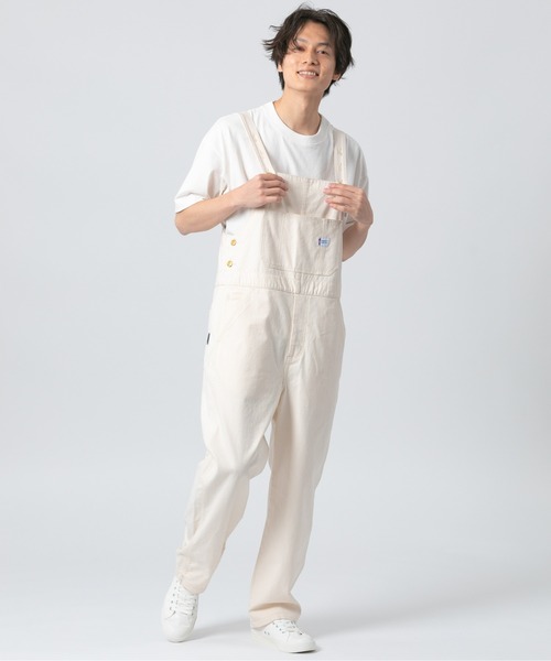 PARROTT CANVAS（パロットキャンバス）の「PARROTT CANVAS/パロットキャンバス グリーンビルオーバーオール（サロペット/オーバーオール・レディース・キナリ/ネイビー/モカ/ブルー/イエロー・S/M/L）」の14枚目の写真