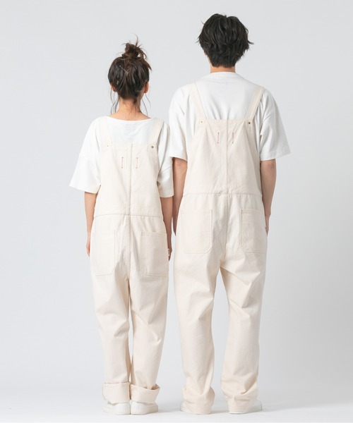 PARROTT CANVAS（パロットキャンバス）の「PARROTT CANVAS/パロットキャンバス グリーンビルオーバーオール（サロペット/オーバーオール・レディース・キナリ/ネイビー/モカ/ブルー/イエロー・S/M/L）」の19枚目の写真