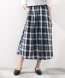 DRESKIP | アソート柄タックフレアースカート(スカート)
