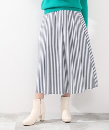 DRESKIP | アソート柄タックフレアースカート(スカート)