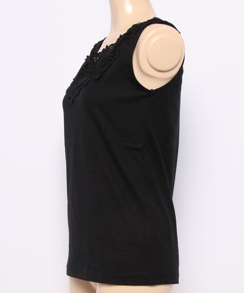 ikka（イッカ）の「前後レースタンクトップ（タンクトップ・レディース・ブラック/ベージュ/オフホワイト・M/L）」の16枚目の写真