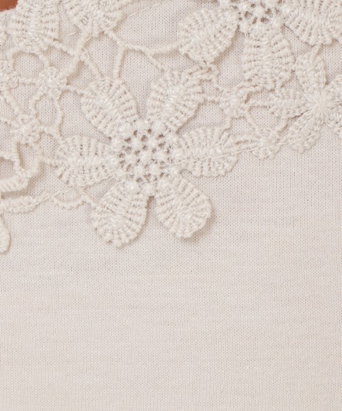 ikka（イッカ）の「前後レースタンクトップ（タンクトップ・レディース・ブラック/ベージュ/オフホワイト・M/L）」の14枚目の写真