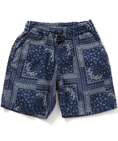 BREEZE（ブリーズ）の「ウエストコード総柄ハーフパンツ 5分丈（その他パンツ・キッズ・オレンジ/ネイビー/ベージュ/グリーン/ターコイズブルー/イエロー・110/130/80/90/120/140/100）」の4枚目の写真