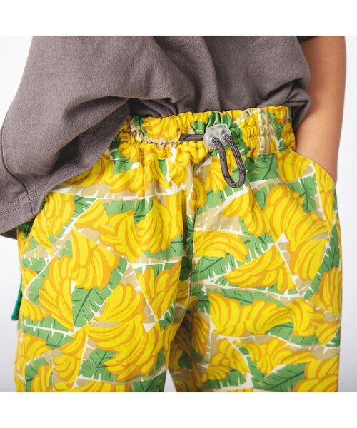 BREEZE（ブリーズ）の「ウエストコード総柄ハーフパンツ 5分丈（その他パンツ・キッズ・オレンジ/ネイビー/ベージュ/グリーン/ターコイズブルー/イエロー・110/130/80/90/120/140/100）」の11枚目の写真