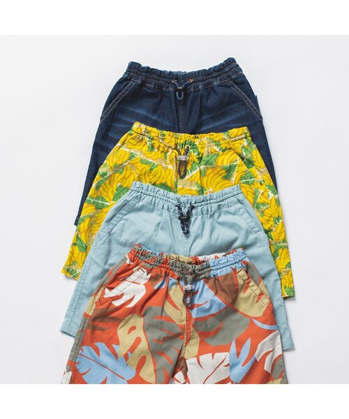 BREEZE（ブリーズ）の「ウエストコード総柄ハーフパンツ 5分丈（その他パンツ・キッズ・オレンジ/ネイビー/ベージュ/グリーン/ターコイズブルー/イエロー・110/130/80/90/120/140/100）」の15枚目の写真