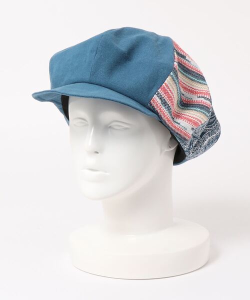 チャイハネ（チャイハネ）の「【チャイハネ】カーチスキャスケット（キャスケット・メンズ・ブラック/ベージュ/ブルー・FREE）」の9枚目の写真