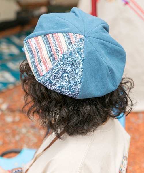 チャイハネ（チャイハネ）の「【チャイハネ】カーチスキャスケット（キャスケット・メンズ・ブラック/ベージュ/ブルー・FREE）」の13枚目の写真