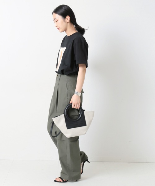 POET MEETS DUBWISE（ポエットミーツダブワイズ）の「POET MEETS DUBWISE COLLAGE 01：Tシャツ（Tシャツ/カットソー・レディース・ホワイト/ブラック・FREE）」の15枚目の写真