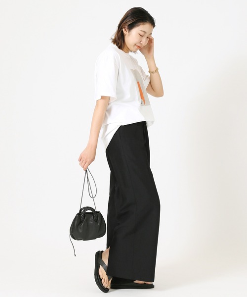 POET MEETS DUBWISE（ポエットミーツダブワイズ）の「POET MEETS DUBWISE COLLAGE 01：Tシャツ（Tシャツ/カットソー・レディース・ホワイト/ブラック・FREE）」の16枚目の写真