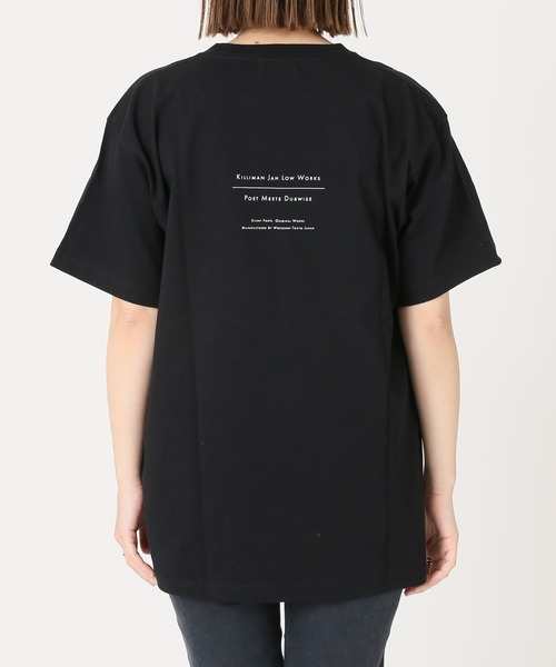 POET MEETS DUBWISE（ポエットミーツダブワイズ）の「POET MEETS DUBWISE COLLAGE 01：Tシャツ（Tシャツ/カットソー・レディース・ホワイト/ブラック・FREE）」の5枚目の写真