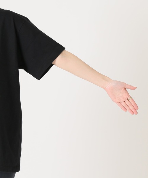 POET MEETS DUBWISE（ポエットミーツダブワイズ）の「POET MEETS DUBWISE COLLAGE 01：Tシャツ（Tシャツ/カットソー・レディース・ホワイト/ブラック・FREE）」の21枚目の写真