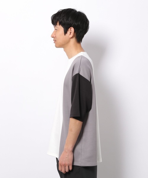 LAKOLE（ラコレ）の「ダンボールパネルTシャツ / 268127（Tシャツ/カットソー・メンズ・ホワイト/グリーン/ベージュ/グレー・MEDIUM/LARGE/X-LARGE）」の16枚目の写真