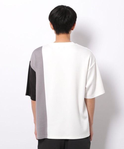 LAKOLE（ラコレ）の「ダンボールパネルTシャツ / 268127（Tシャツ/カットソー・メンズ・ホワイト/グリーン/ベージュ/グレー・MEDIUM/LARGE/X-LARGE）」の8枚目の写真